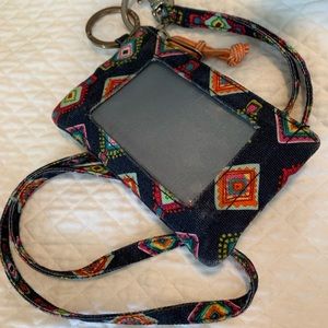 Vera Bradley Lanyard and ID pouch